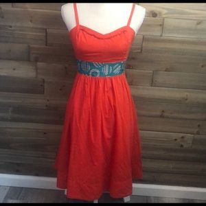 Anthropologie Edme & Esyllte Graphical Dress